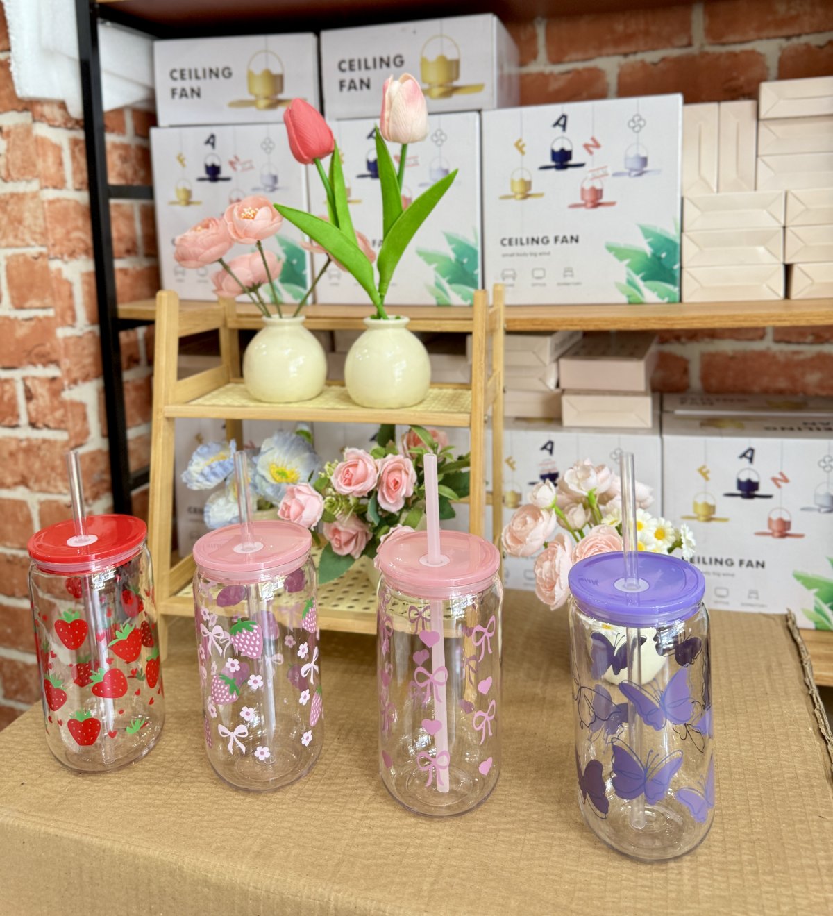 High-value plastic water bottle for girls with printed designs