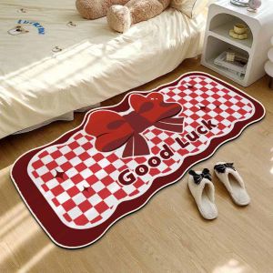 កម្រាលក្រាលក្នុងបន្ទប់គេង​ Red bow + Good luck