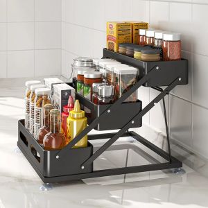 ធ្នើរដាក់គ្រឿងទេស 3ជាន់ (carbon steel)