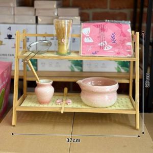 ធ្នើរឈើសម្រាប់ដាក់ Sanwich Matcha (37cm)