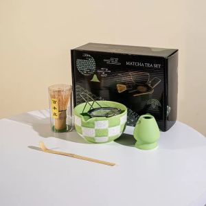 ឈុតម៉ាចឆា (Matcha set) Sq plaid