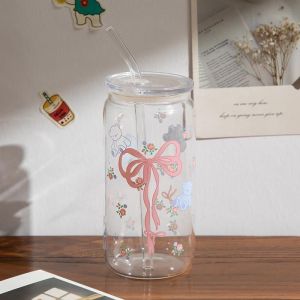 Bow tie Coke Mug, large capacity juice &amp; coffee 500ml