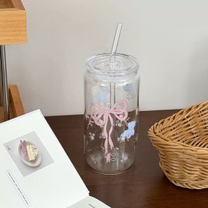 Bow tie Coke Mug, large capacity juice &amp; coffee 500ml