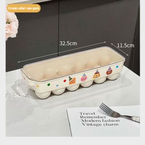 ប្រអប់ដាក់ពងទា គំរបថ្លា ដាក់បាន 12គ្រាប់ Food-grade egg storage box