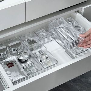 Acrylic transparent divider storage box