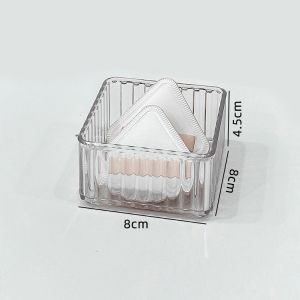 Acrylic transparent divider storage box