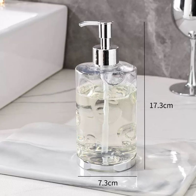 Transparent white/Round