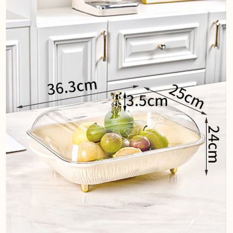 Cream dish + transparent lid